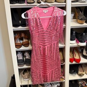 Superdown (revolve) Nia sequin fringe dress